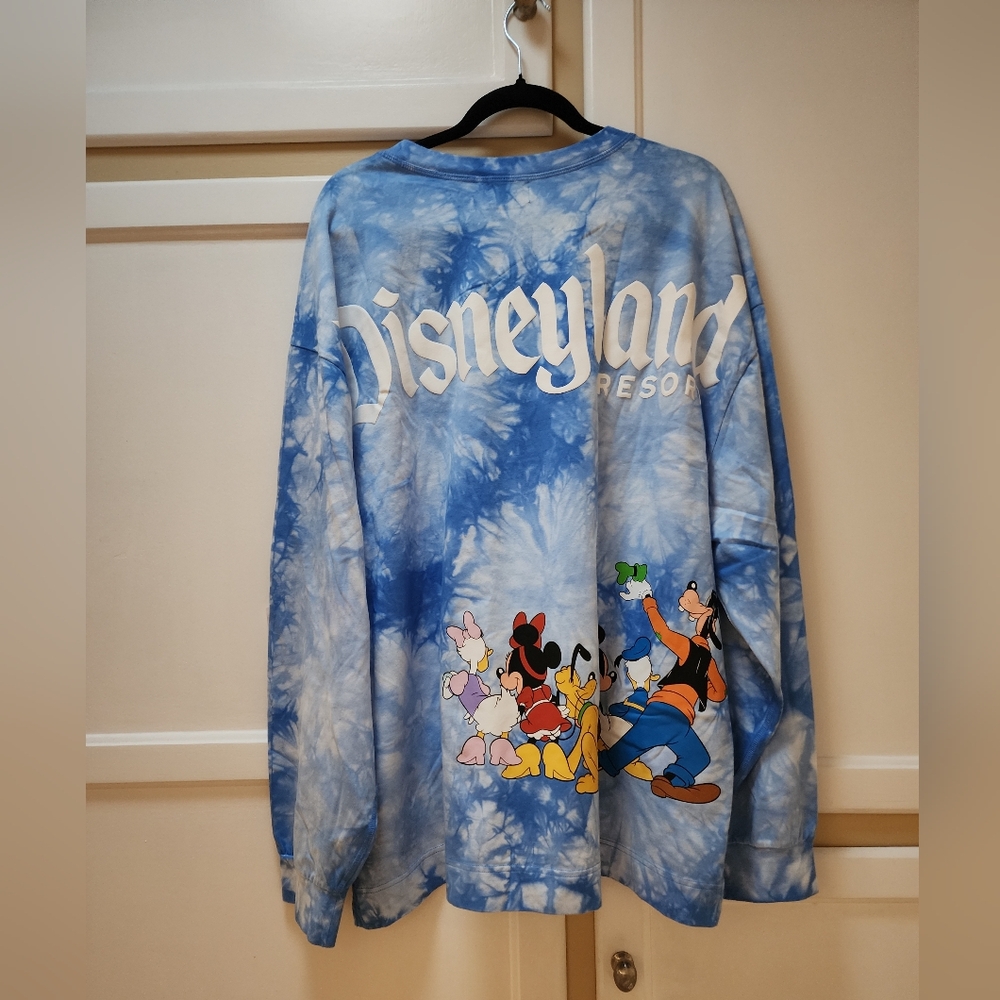 Disney Tie-Dye Unisex Character Long-Sleeve Spirit Jersey. NWT - Picture 6 of 15